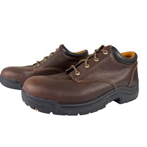 Timberland PRO TiTAN Oxford Work Shoes Men's 11M Brown Soft Toe Christmas Gift